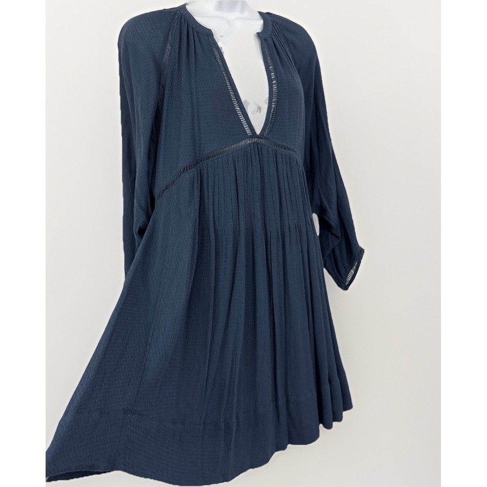 Free‎ People Go Lightly Swing Mini Dress Gauze (no Tag See Descript) Oversized S